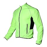 [PLus ALfa] 防風ウィンドブレーカー (L, 黄緑)