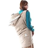 耳付き クマ刺繍 中綿 カメノコウ ベージュ FREE