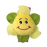 2017新しいBaby Rattle Kids PullリングベッドベビーカーHanging Plush Doll Baby Rattleおもちゃソフトひまわり手Grasp音楽玩具ギフト グリーン