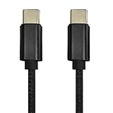 LAZOS TypeC-TypeC 5A 断線防止 充電・転送用ケーブル 2m ブラック