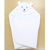 耳付クマさんパイルキルトアフガン　80×80ｃｍ　日本製 (ピンク)