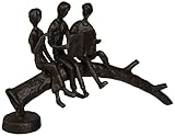 Design Toscano Tree Trunk Trio Cast Iron Statue, Multicolored