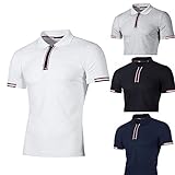 ポロシャツ メンズ Kohore おしゃれ tシャツ 半袖 通気性 ボタンダウン メンズ 服 夏 通気性 透けない 無地 人気 3色 s-2l 大きいサイズ スポーツ カジュアル メンズ トップス ギ
