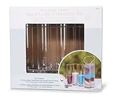 Darice VL5868, Sand Unity Heart Vase with Three Vases, 4-Piece [並行輸入品]