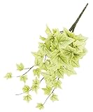 asca 造花 イングリッシュアイビーブッシュ 葉長3~6.5cm クリームグリーン A-42361-053A