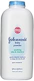 Johnson's Baby Powder, Pure Cornstarch/Aloe/Vitamin-E, 22 Oz. by Johnson's