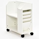 アール・エフ・ヤマカワ スリムワゴン RFSW-265WJ ホワイト ◆代引き不可・時間指定不可(平日9-17時配送のみ)◆