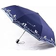 折り畳み傘 ワンタッチ 自動開閉 レディース 晴雨 兼用 UV カット かわいい 猫柄