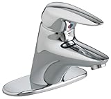American Standard 2000.100 Ceramix単穴浴室の蛇口 – Without Drain、 2000100.002 1