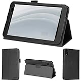 wisers IRIS OHYAMA LUCA TE08D2M64-V1B タブレットケース (ブラック) 8インチ 対応 (スタンドタイプ) タブレットカバー 2025年 新型