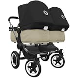 Bugaboo Donkey バガブー ドンキー Twin Stroller ツイン ベビーカーin Sand/Black サンド/ブラック [並行輸入品]