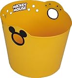 錦化成 ディズニー やわらかバケツ ミッキーマウス イエロー R36 洗濯カゴ・おもちゃ入れのおかたづけに