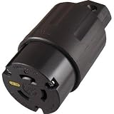 アメリカン電機:アメリカン電機 引掛形 ナイロンコネクタボディ 接地2P30A250V 3324N-L6 型式:3324N-L6