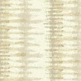 York Wallcoverings CN2126 Candice Olson モダン職人スペクトラム壁紙クリーム、温かい灰褐色、ゴールド