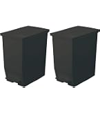 Amazon｜リス ソロウ ペダルオープンツイン 45L ブラック ゴミ箱