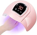Kelisidunaec UVライト レジン用 ネイルドライヤー 自動感知センサー 54W 18LED硬化用UVライト 手足対応 タイマー設