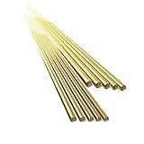 KKmoon 黄銅 溶接棒 溶接ワイヤー 電極 1.6mm * 333mm はんだ付け棒 はんだ粉末不要