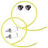 3フィート燃料ライン +燃料フィルタ+ プライマーバルブキットにスナップ チェーンソートリマブロワー用