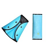 シートベルトカバー シートベルト枕 シートベルト調整パッド シートベルトサポーターまくら 児童シートベルトクッション 肩当てカバー 携帯枕 子供用 車内泊 車中泊 旅行 2個セット