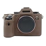 カメラアクセサリー ソニーA9（ILCE-9）/ A7 III / A7R III（迷彩）用PULUZソフトシリコン保護ケース カメラアクセサリー (色 : Coffee)