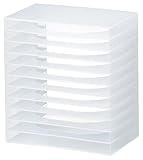 吉川国工業所　ライフモデュール　ＤＶＤラック　ホワイト　ＬＭ−１１