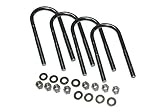 Superlift | 10764 | Uボルトキット | ラウンドUボルト 9/16 x 3-1/8 x 10 | Uボルト4パック 金具付き