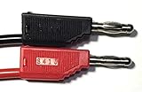 スタック可能両端バナナプラグ2色8本セット S410-4-1.0