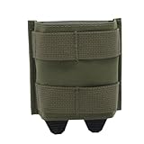 KDTAC KYWI スタイル 5.56 Molle マガジンポーチ、Kydex ウェッジインサート戦術 M4 マガジンポーチ 、エアガン用シングルライフルマガジンポーチ (RG)