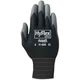 ans1160010 – Hyflex Liteグローブ、ブラック/グレー、サイズ10