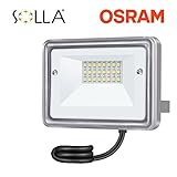 （改良）SOLLA Mini 高品質小型LED投光器 10W 6000K LEDライト ポータブル投光器 IP65防水防塵 作業灯 看板灯 集魚灯 駐車場灯