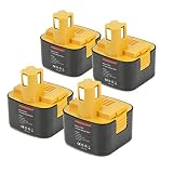 4個セット Panasonicパナソニック 互換バッテリー 12V 3000mAh EZ9200 EZ9200S EZ9107 EY9200(B) EY9108(S) EY9201(B) EY9001