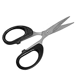 uxcell　はさみ　シザーズ　カッター　金属製　プラスチック　ブラック　シルバートーン