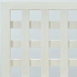 特注ラティスフェンス匠（ノーマル）・縦横格子・ホワイト・木製（高さ＋横幅＝合計300cm以内）（ウッドフェンス）日本製