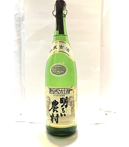Amazon.co.jp: 明るい農村 熟成10年古酒 720ml（木箱入り） : 食品
