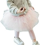 (ビーツリー) Betree ベビー レギンス チュチュ スカート つき スパッツ レギパン 女の子 服 (90, ピンク)