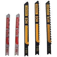 ブラックアンドデッカー ジグソーブレート 5本セット DIY 電動工具 切断工具 木工用3本 金工用2本 X27040