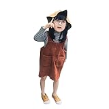 ベビー服 女の子ワンピース 子供服 Pojour 可愛いつりスカート 冬秋 裏毛 厚手 暖かいコーデュロイワンピース 森係 オシャレ 綿 通園 発表会 旅行 記念日 プレゼント