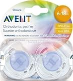 Philips Avent BPA Free Translucent Pacifier, 0-3 Months, Colors May Vary (4-Pack) by Philips Avent [