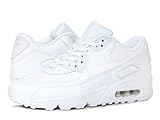 [ナイキ] NIKE AIR MAX 90 LTR GS WHITE/WHITE [並行輸入品]