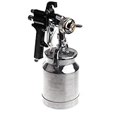 Perfk 空気圧　エアスプレーガン　スプレー　塗料カップ　重力式　0.3-0.68Mpa　36 PSI　容量1000ml　　　　　　　