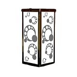 Mr. Light Circles Design Glass Solar Projection Lantern with Bronze Plated Finish [並行輸入品]