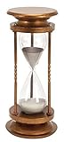 High Quality Metal/Glass 60 Minutes Hourglass Nice Looking Table Decor