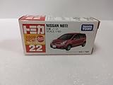 トミカ №22 日産 ノート スケール 1/60、レッド