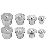 Akozon ダウエルセンター 8個のテノンアライメントツール ウッドダウエルセンターポイントマーカー 6mm 8mm 10mm 13mm(中空)