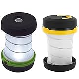 プレス ライト 2個セット LED ランタン 懐中電灯 アウトドア キャンプ 災害 緊急 照明 小型 コンパクト TEC-PPLEDD