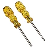 Hommy 修理用工具，任天堂ドライバー3.8+4.5mm修理用工具　任天堂SNES N64 NES SEGA NOMADのため　黄色　透明