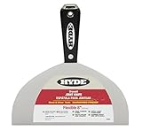 Hyde Tools 02995 8-Inch Hammer Head Flex Joint Knife, Black and Silver [並行輸入品]