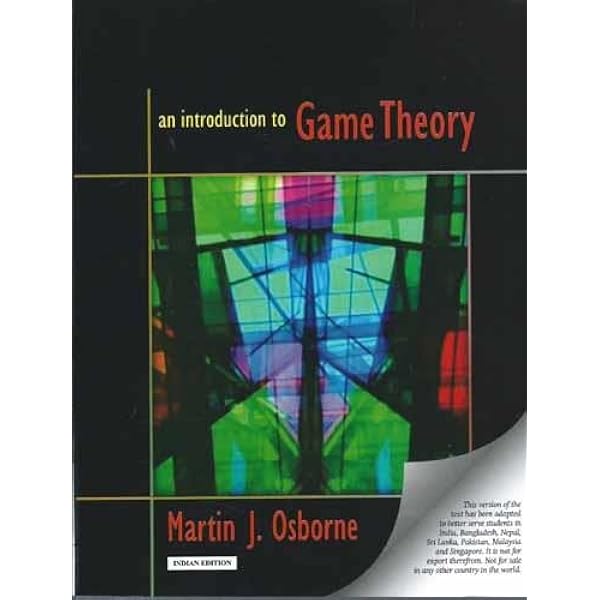 Amazon.co.jp: A Course in Game Theory (MIT Press) by Martin J