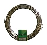 エムエム 園芸用アルミ線 太さ2.5mm 長さ約29m 400g シルバー