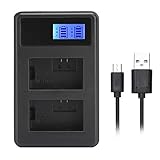 ソニーNP-FW50A6300 A6500 A6000 A7rA7用LCD充電ディスプレイ付きミニUSBデュアルスロットカメラバッテリー充電器